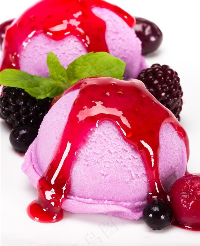 奶油味冰糕图片素材