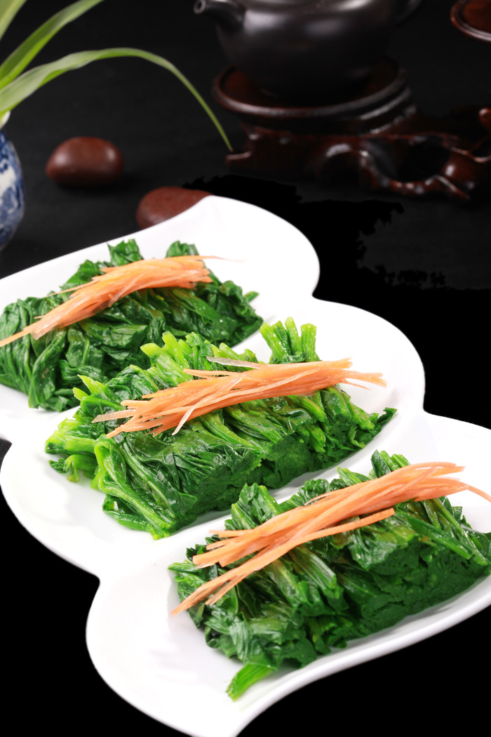 麻汁菠菜 (2)
