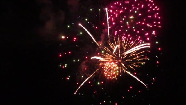 烟花, 庆典, 新的一年, 假期, 夜晚