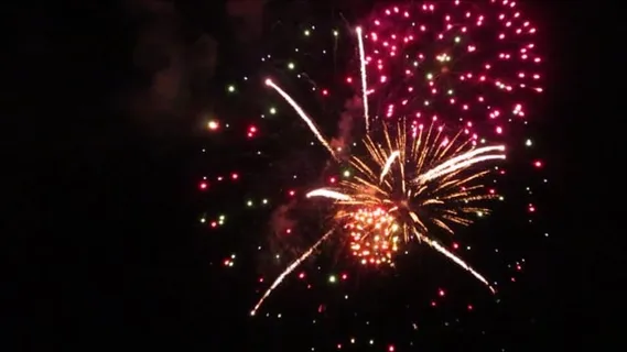 烟花, 庆典, 新的一年, 假期, 夜晚