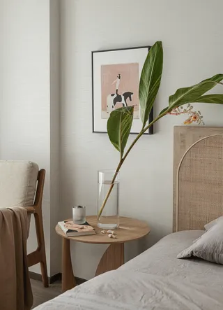 北欧简约现代清新卧室室内设计场景(2)