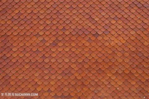 红色瓦片背景高清图片
