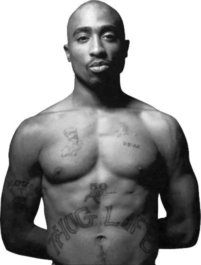 2Pac, Tupac Shakur PNG免抠(402x530)