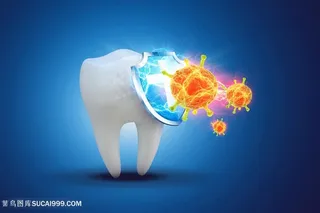 牙齿健康牙齿细菌病菌侵入