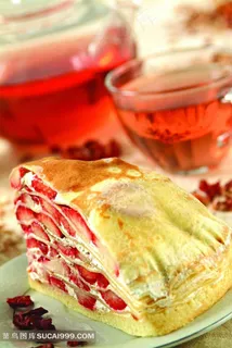 草莓夹心蛋糕图片 草莓夹心蛋糕图片