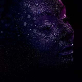 创意七彩星空彩妆设计高清图片