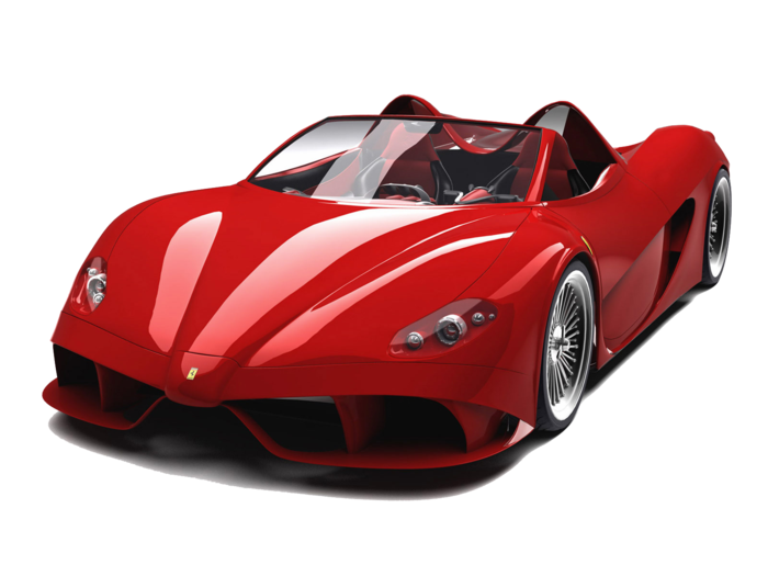 透明跑车素材小车汽车PNG免扣素材