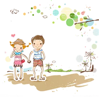 卡通 素材 人物 动画 插图 