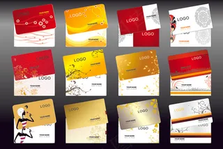 名片素材 大气名片模板 简约名片 高端名片 公司名片 名片 