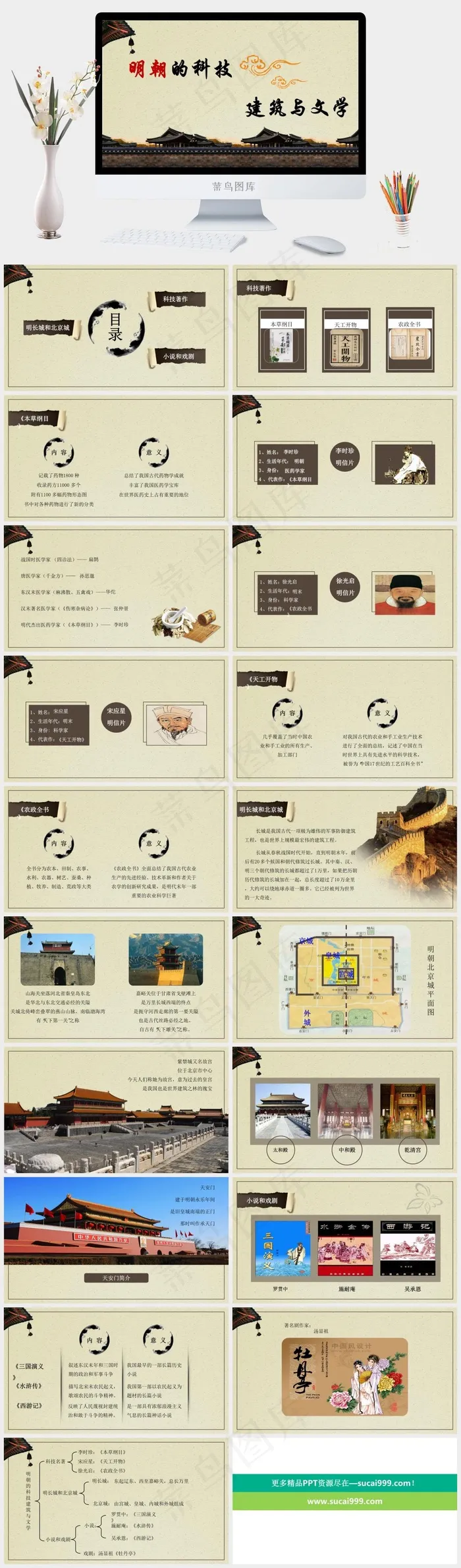 近代史历史PPT模板ppt模版