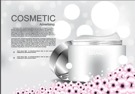 设计广告化妆品素材
