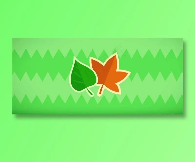 不同形状的叶子