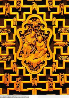 中华传统雕刻-镂空雕刻人群