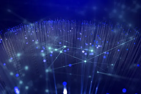 商务蓝色信息数码高科技创意背景