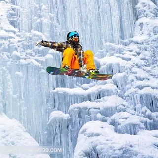单板滑雪运动员高清图片