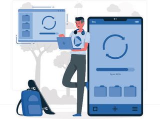 扁平化人物场景办公互联网等距ai矢量设计网页海报UI素材插画