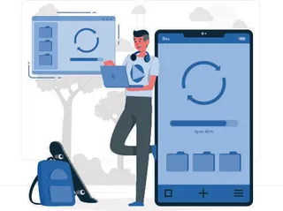 扁平化人物场景办公互联网等距ai矢量设计网页海报UI素材插画