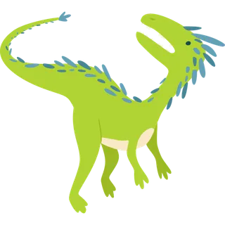 卡通恐龙生日宝宝宴派对素材恐龙派对免扣素材