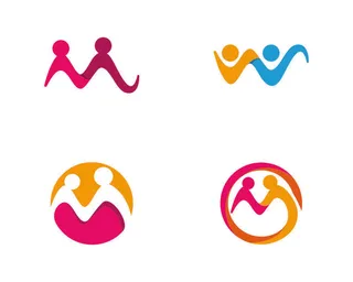 手绘Logo标志素材