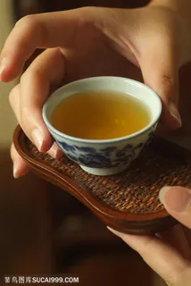 茶艺文化-手中端起的