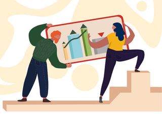 扁平化人物场景办公互联网等距ai矢量设计网页海报UI素材插画