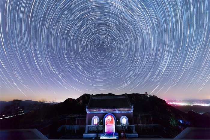 天蒙山星空唯美拍摄