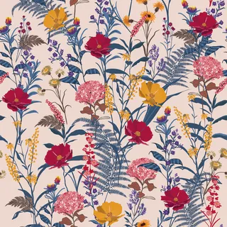 花卉唯美手绘花朵面料纹理手机壳布料面料印花服装矢量图案素材