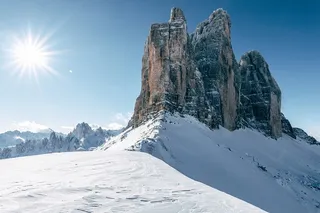 冬天自然背景风景