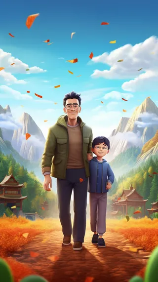 父亲 父亲节 温馨 坚强 爱护 关怀 教育 快乐 幸福 父爱