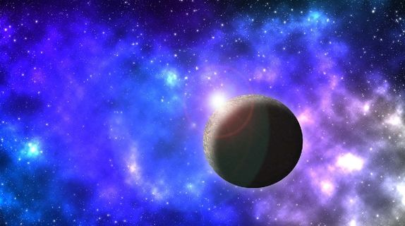 元宇宙世界天空背景墙风景