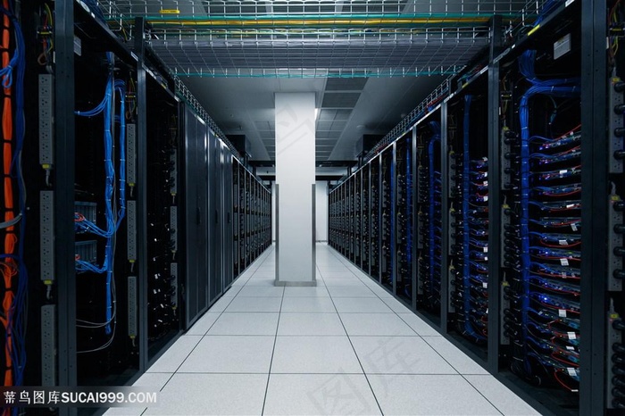 服务器机架和数据线