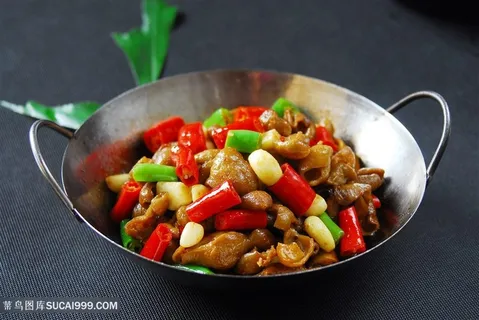 中华美食干锅肥肠摄影图 中华美食干锅肥肠摄影图