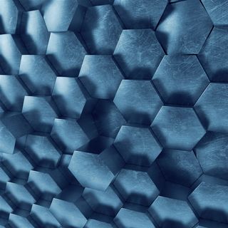 六角形3d方块立体背景高清图片