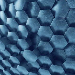 六角形3d方块立体背景高清图片