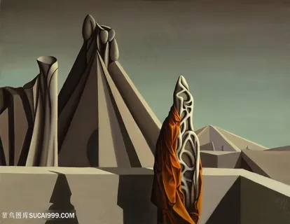 Kay sage-1943年,打雷太早了时尚建筑 Kay sage-1943年,打雷太早了时尚建筑