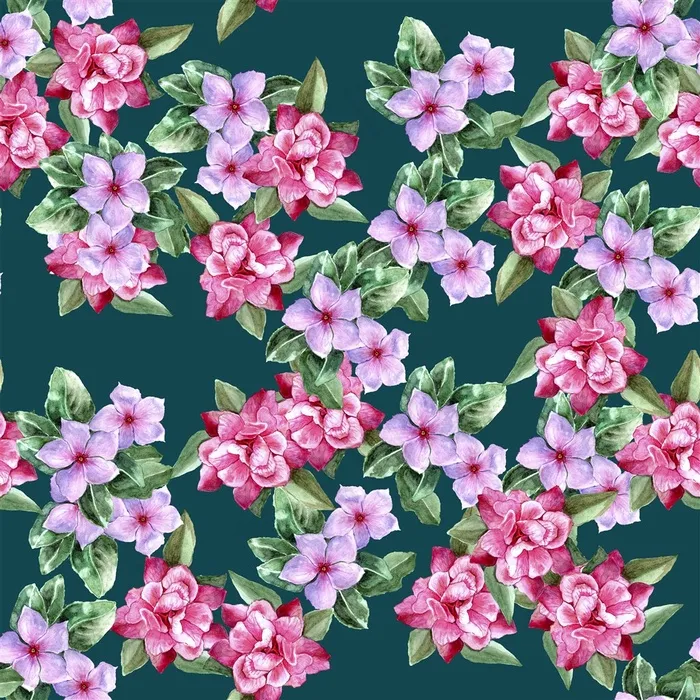 绚丽花卉背景