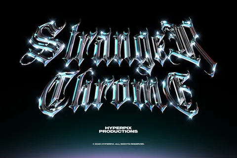 水晶PS可编辑文字效果