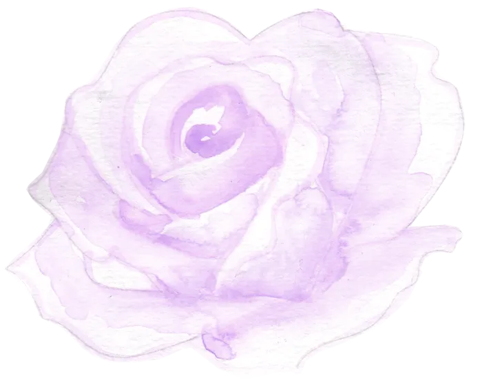 唯美森系手绘水彩花朵 免抠