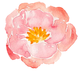 唯美森系手绘水彩花朵 免抠