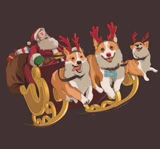 圣诞节冬天背景风景