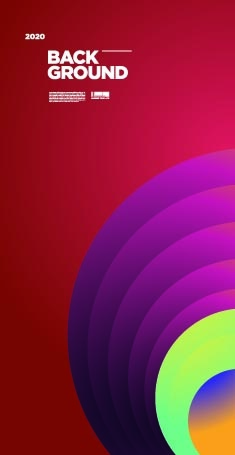 炫彩几何图形背景 几何艺术设计