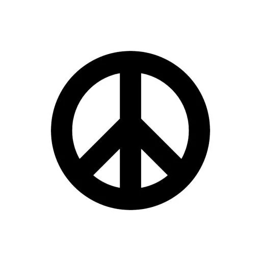 和平符号 PNG免抠(1000x1000)