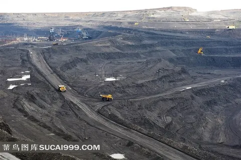 大型煤矿施工现场