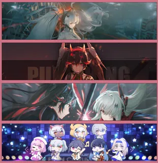 战双帕弥什 动漫不干胶车贴