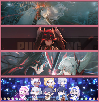 战双帕弥什 动漫不干胶车贴