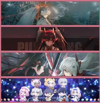 战双帕弥什 动漫不干胶车贴