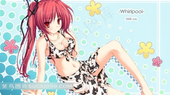 性感泳装动漫美少女
