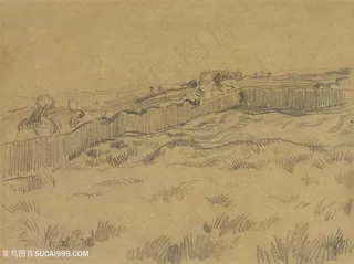 文森特·梵高壁球场装饰画