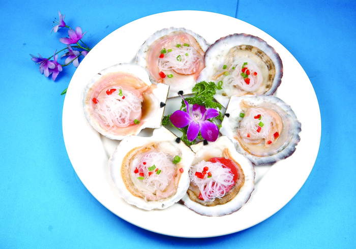 蒜茸粉丝蒸元贝