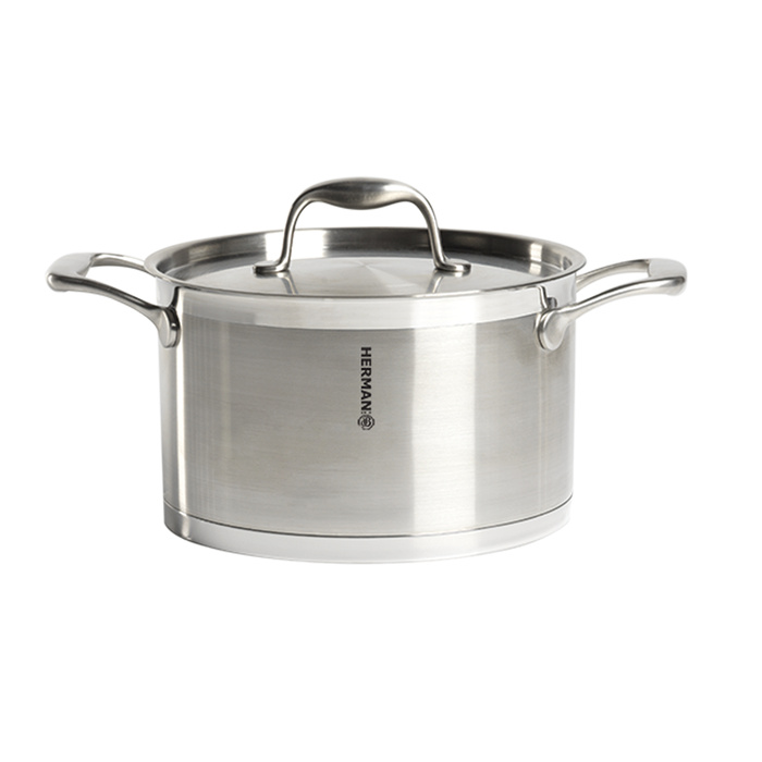 免抠银白色不锈钢锅实物图片